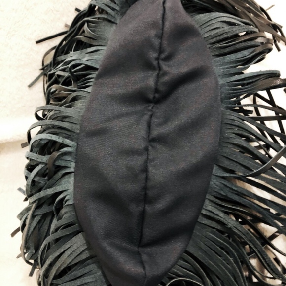 Midnight Blue Fringe Shoulder/Crossbody Bag - Picture 8 of 8